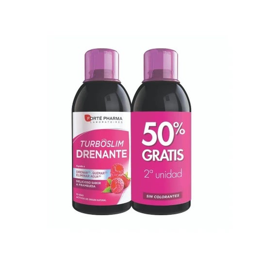 Forté Pharma Turboslim Drenante Frambuesa 2x500ml