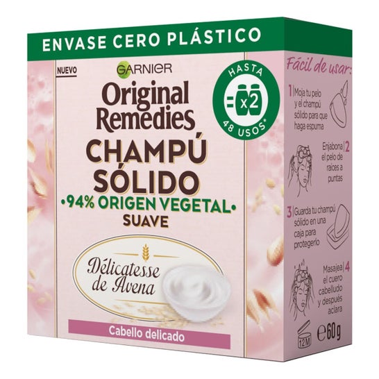 Garnier Original Remedies Champú Sólido Suave Calmante 60g