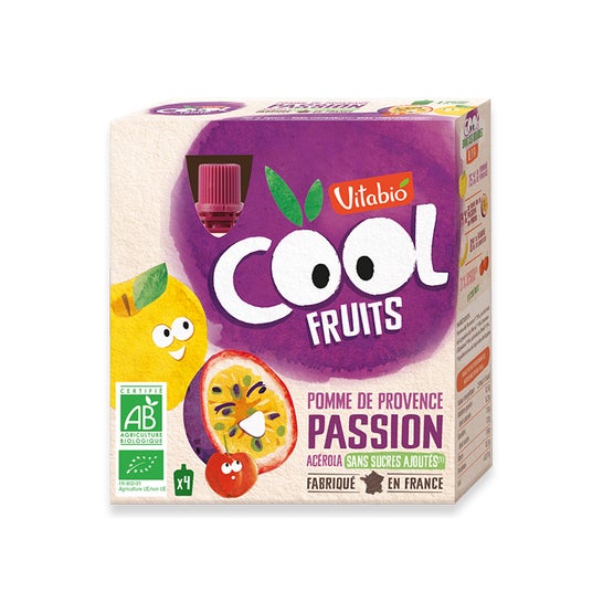 Vitabio Cool Apple Passion Juice 90g 4uts Promofarma