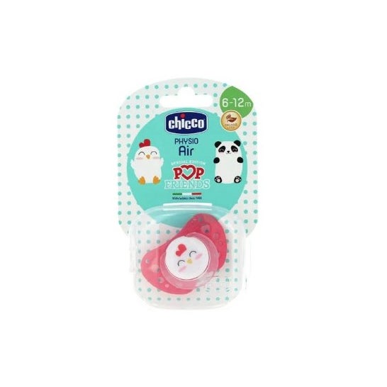 Chicco Physio Air Chupete Silicona Pop Friends 6-12m 1ud