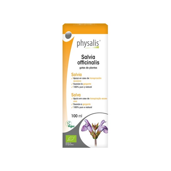 Physalis Salvia Officinalis Hydroalcoholisch Extract Bio 100ml