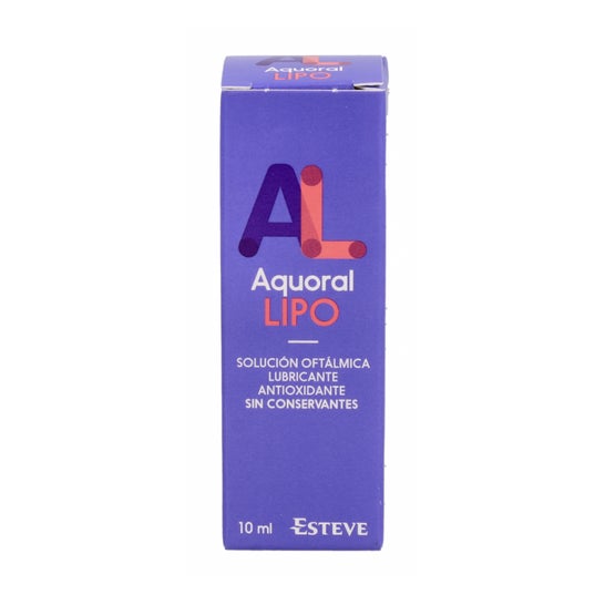 Aquoral Lipo Ophthalmic Solution Antioxidant Lubricant 10ml