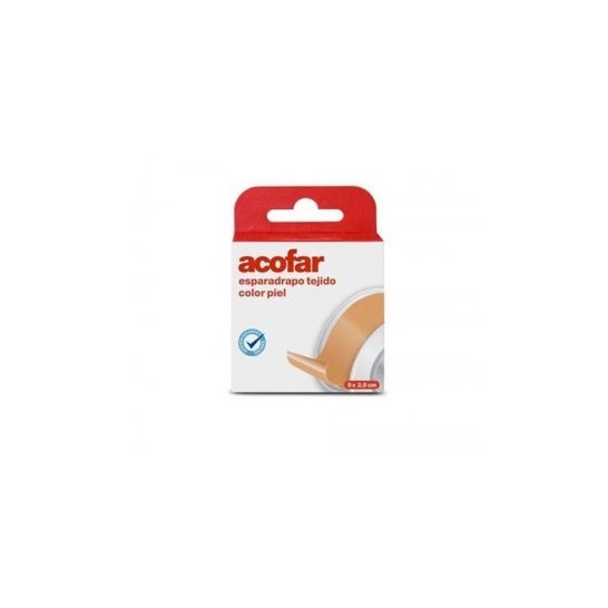Acofar Esparadrapo Tejido Color Piel 5 X1,25 cm 1 ud