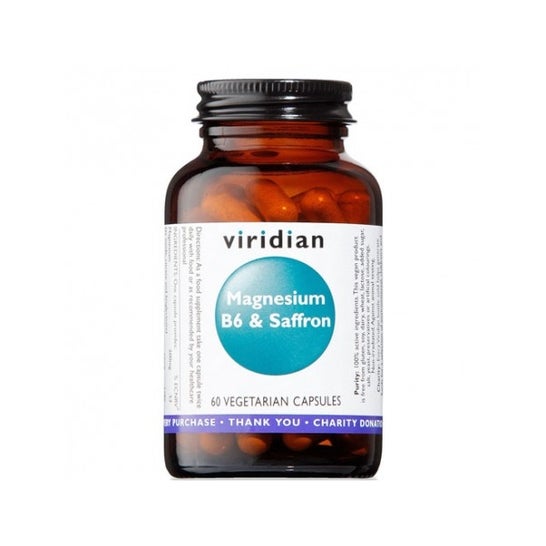 Viridian Magnesio Vitamina B6 Azafrán 60cápsulas