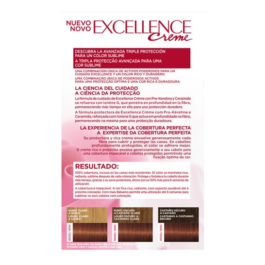 L'Oreal Set Excellence Creme Hair Color 641 Hazelnut