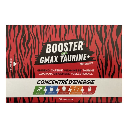 Ea Pharma Gmax-Taurine+ Ampollas Bebibles 30x2ml