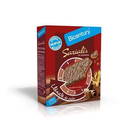 Bicentury Barritas Cereales Chocolate Leche 120g