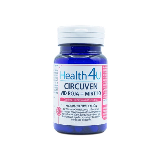 H4U Circuven vid roja + mirtilo 30 cápsulas 515 mg HEALTH4U, 515 mg (Código PF )