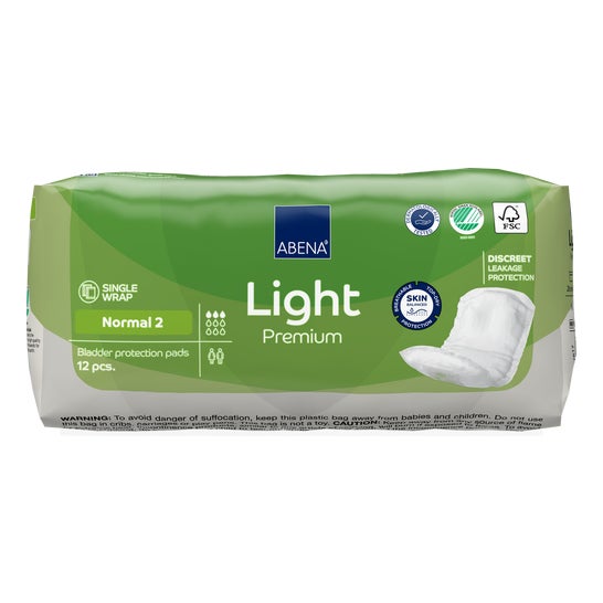 Abena Light Premium Protectores Anatómicas Normal 2 12uds Abena Light Premium Protectores Anatómicas Normal 2 12uds