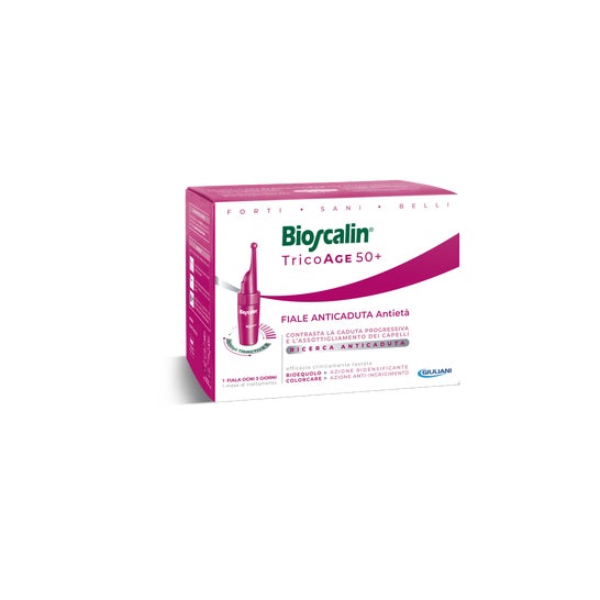 Bioscalin Tricoage 50+ Ampollas Anticaída 10x3,5ml