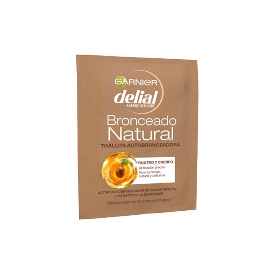Garnier Delial Natural Tanning Natural Tanning Wipes 6ml