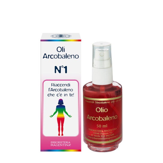 Erboristeria Magentina Arcobaleno Olio 1 Rosso 50ml