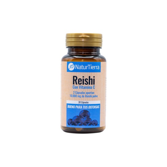 Naturtierra Reishi met Vitamine C 30 capsules