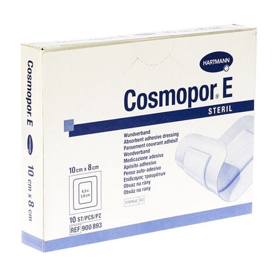 Cosmopor e Sterile Adhesive Bandages 10x8cm 10uts Cosmopor e Sterile Adhesive Bandages 10x8cm 10uts