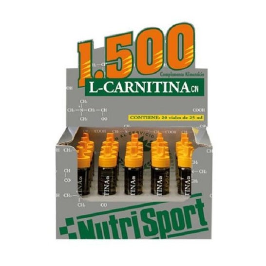 Nutrisport Carnitin 1500Mg Orange 20Flasker