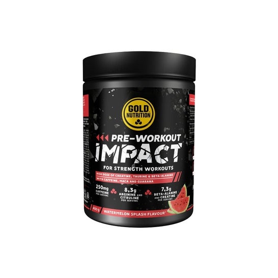 Gold Nutrition Polvo Proteico Pre-Workout Impact Watermelon 400g