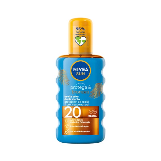 Nivea Sun Protege & Broncea Aceite en Spray SPF20 200ml