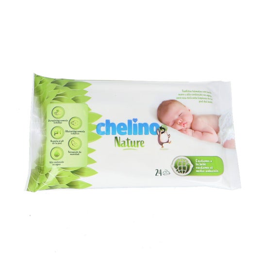 Chelino Nature Baby Tücher 24 Stk