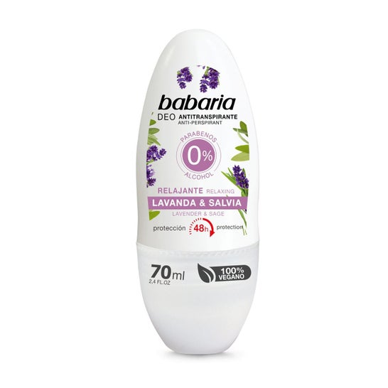 Babaria Lavender & Sage Deodorant Roll-On 70ml