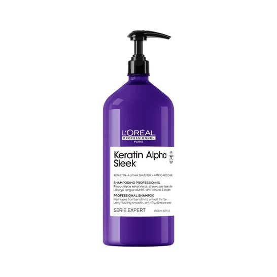 L'Oréal Keratin Alpha Sleek Champú 1500 ml