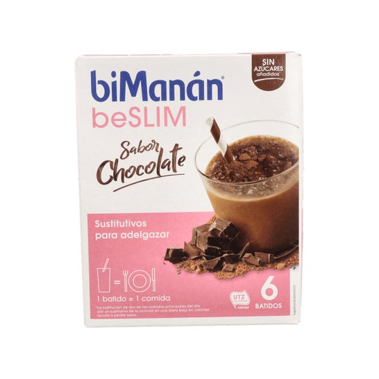 biManán® Chocoladechocolade milkshake met chocoladereep 5 enveloppen