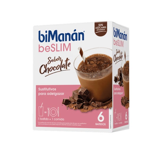 biManán® beSlim Batidos Sabor Chocolate 6uds