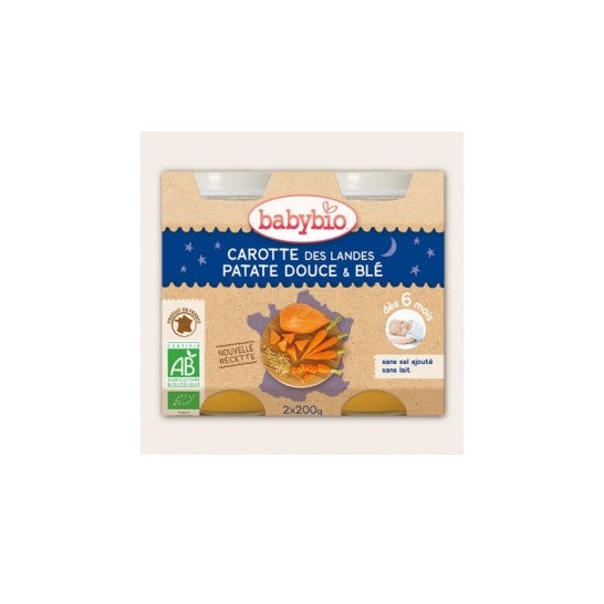Jarra de Buenas Noches Babybio Verduras VarisBl Orgánico 6 meses 2x200 g