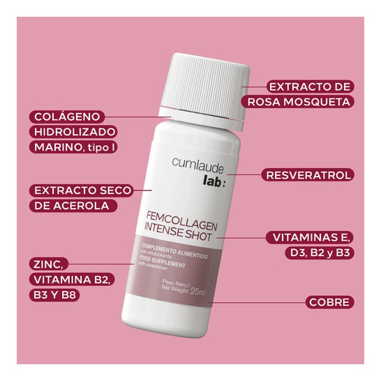 Cumlaude Lab Femcollagen Intense Shot 7 Viales
