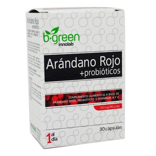B-green arándano rojo + probióticos 30cáps