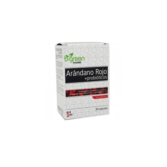 B-green arándano rojo + probióticos 30cáps