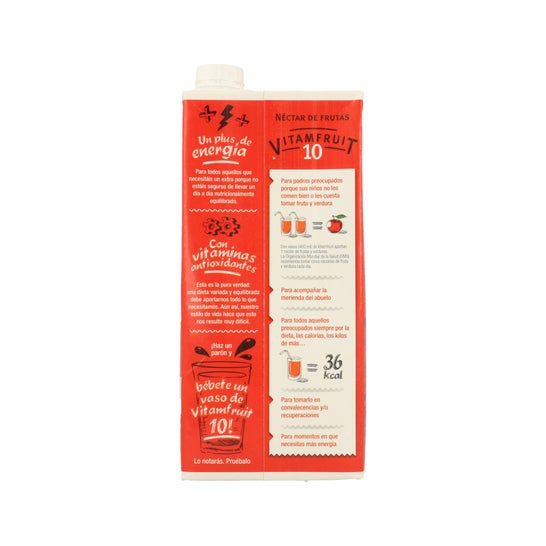 Santiveri Vitamfruit N-10 Succo di ananas e pesca 1L