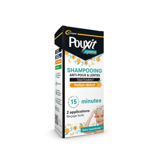 Pouxit Champú Anti-Piojos y Liendres Albaricoque 100 ml