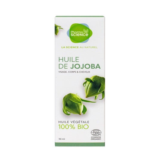 Pharmascience Organic Jojoba Vegetable Oil 50ml