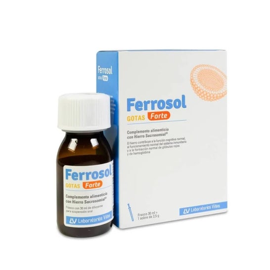 Ferrosol Druppels Forte 30ml + Sachet 2,5g