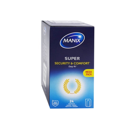 Manix Super Security & Comfort Preservativo Easy Fit 24uds