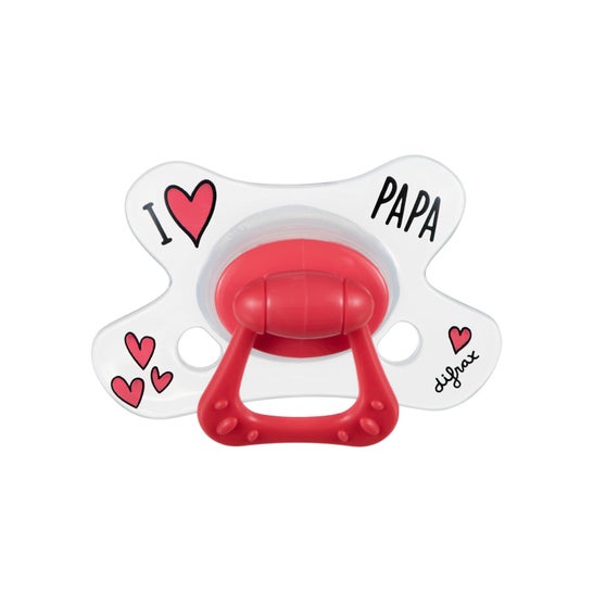 Difrax Sucette I Love Papa 12+M 1ud