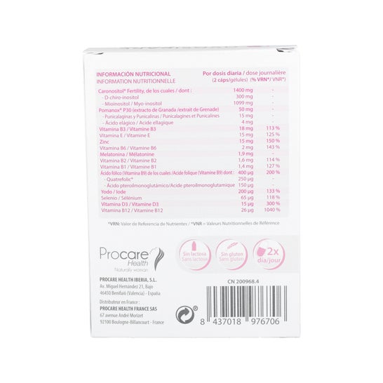 Procare Health Ovosicare Fertility 30caps