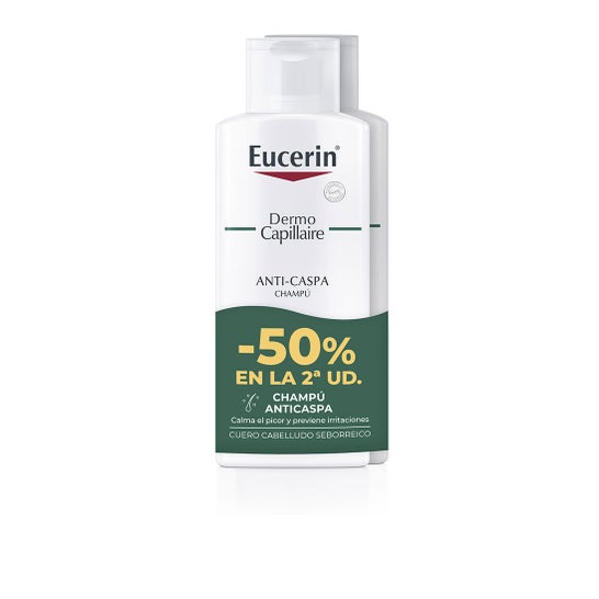 Eucerin Dermo Capillaire Champú Anticaspa Pack 2x250 ml