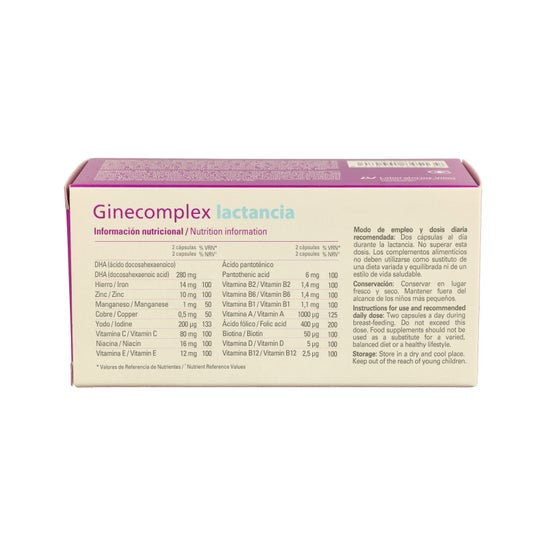 Laboratorios Viñas Ginecomplex Lactancia 60caps