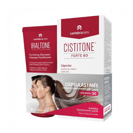 Cistitone Pack Forte Bd 60caps + Iraltone Champô