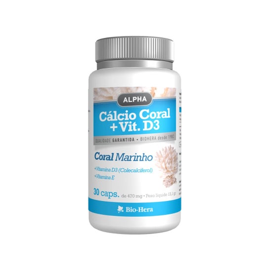 Bio-Hera Alpha Cálcio Coral + Vit D3 30caps