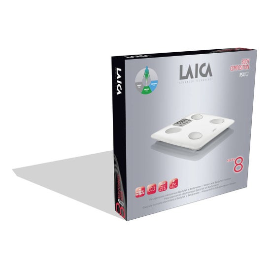 Laica Analyzer Scale Ps4007 Colore Bianco 180 Kg
