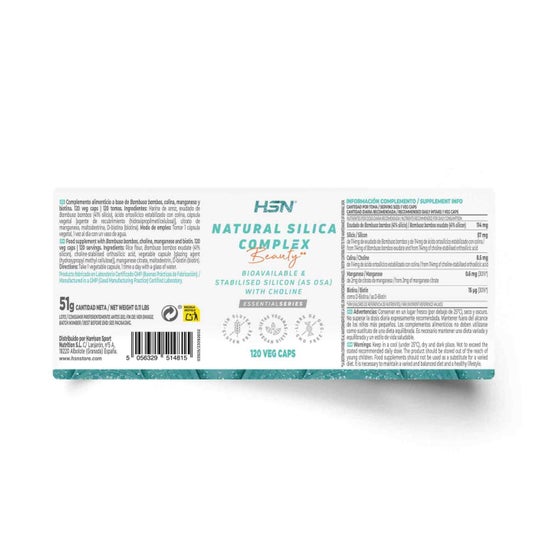 HSN Silicio Natural Complex 120vcaps