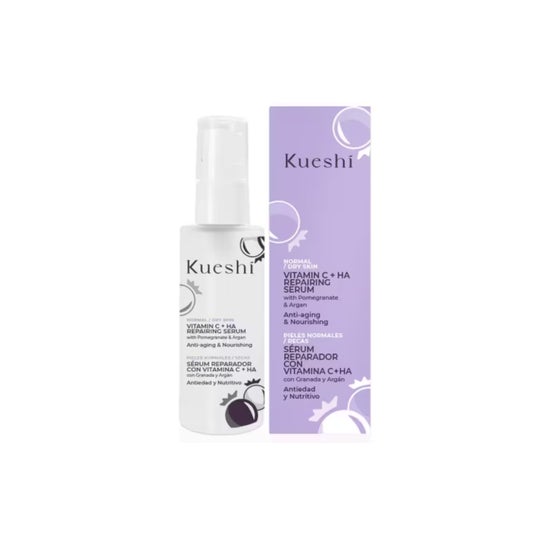 Kueshi Sérum Reparador Vitamina C + HA Granada y Argán 30 ml