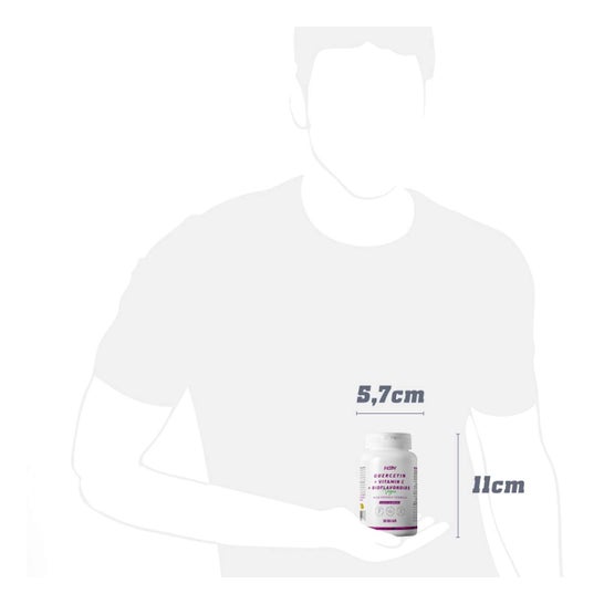 HSN Quercetina 600mg + Vitamina C + Bioflavonoides 120vcaps