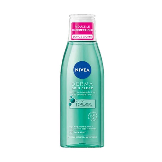 Nivea Derma Skin Clear Tónico Limpieza 200ml