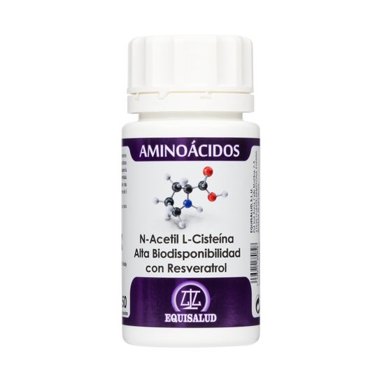 Equisalud N-Acetil L-Cisteína Alta Absorción Resveratrol 50caps