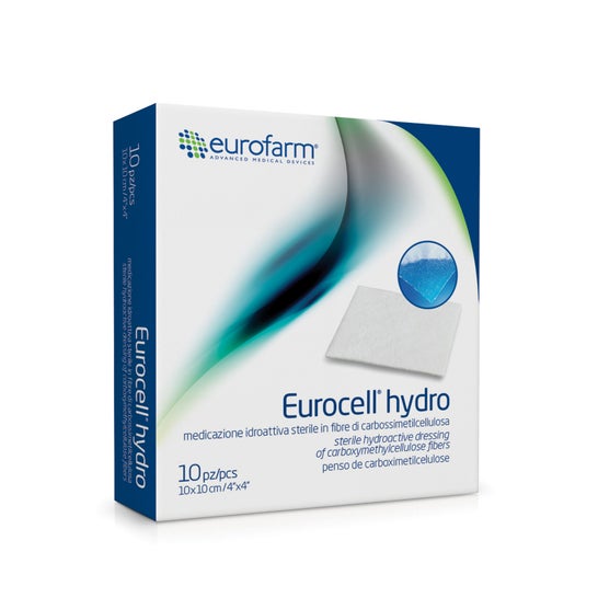 Eurofarm Eurocell Hydro Medicazione Sterile 10x10cm 10 Unità