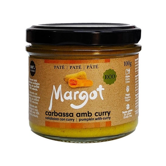 Margot Paté de Calabaza y Curry Eco Vegano 100g