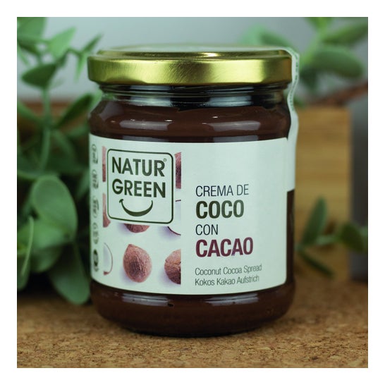 Naturgreen noce di cocco biologica e crema al cacao 200g
